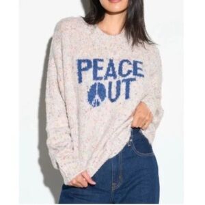 Spiritual Gangster Peace Out Graphic Sweater